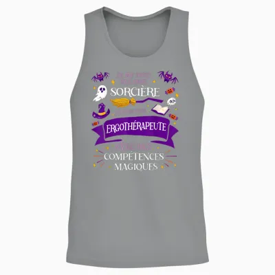 Not a Witch I Am an Occupational Therapist Gift Unisex Tank Top - Sport Grey