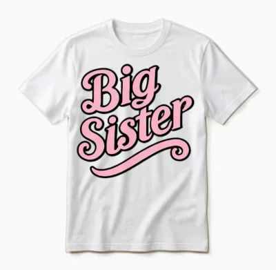 Big Sister Unisex T-Shirt - White