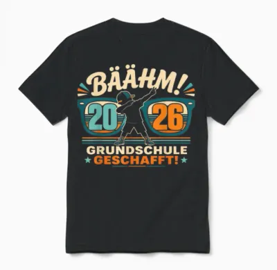 Grundschule Abschluss 2026 Junge Gymnasium Unisex T-Shirt - Black