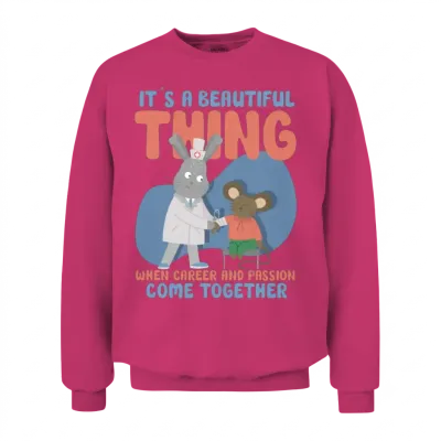 Nurse Nursing Clinic Medical Stuff Paramedic Unisex Sweatshirt - Heliconia