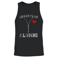 Zipper Club Alumni Open Heart Surgery Survivor Unisex Tank Top - Black – 2