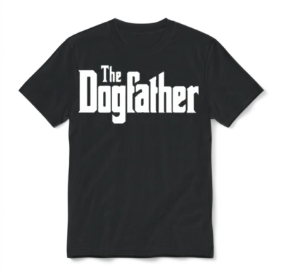 Dog Father Unisex T-Shirt - Black