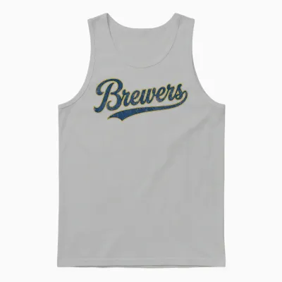 Brewers Name Retro Vintage Gift for Men Women Boy Girl Unisex Tank Top - Ash