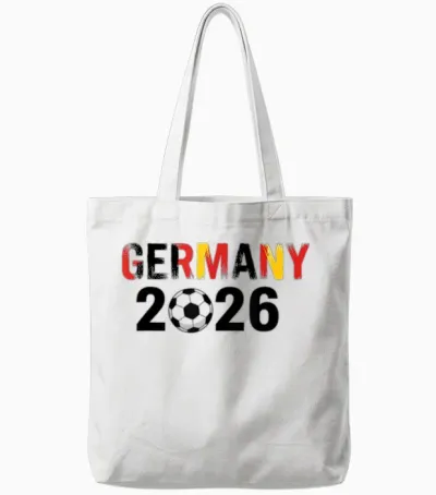Deutschland 2026 Fußball Fan Trikot 2026 Deutschland Tote Bags - White