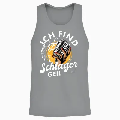 Folk Music Party Festival Outfit German Hits Unisex Tank Top - Sport Grey