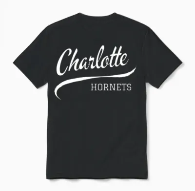 Hornets Retro Unisex T-Shirt - Black