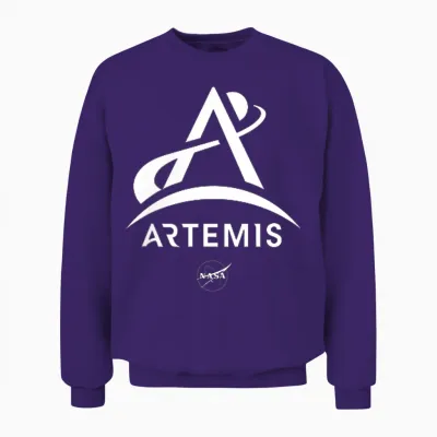 Nasa Artemis Mission Logo Unisex Sweatshirt - Purple