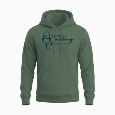 Talking with Docs Unisex Hoodie - Military Green