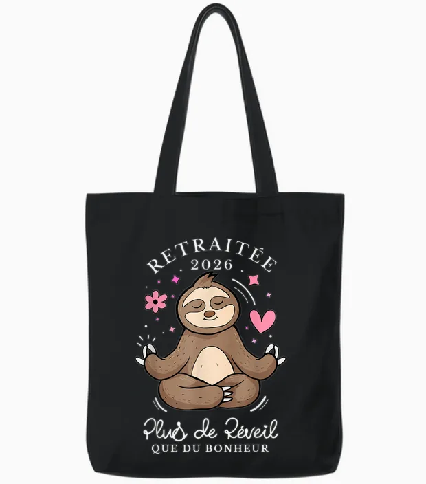 Retired Women 2026 Humor Gift Retirement 2026 Tote Bags in Black