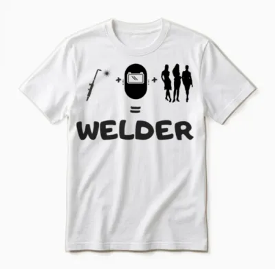 Welder Funny Welder Unisex T-Shirt - White