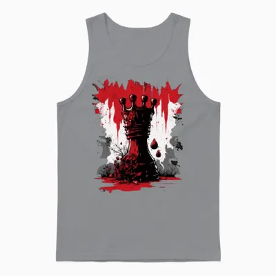 King Chess Unisex Tank Top - Sport Grey
