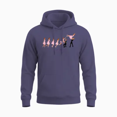 Dirty Dancing the Lift Unisex Hoodie - Heather Sport Dark Navy