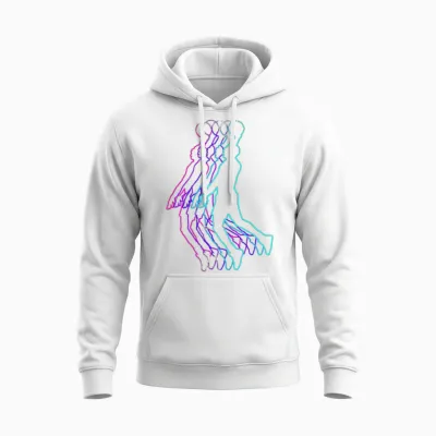 Basketball Tshirts for Men Kids Youth Player Slam Dunk Teens Unisex Hoodie - White