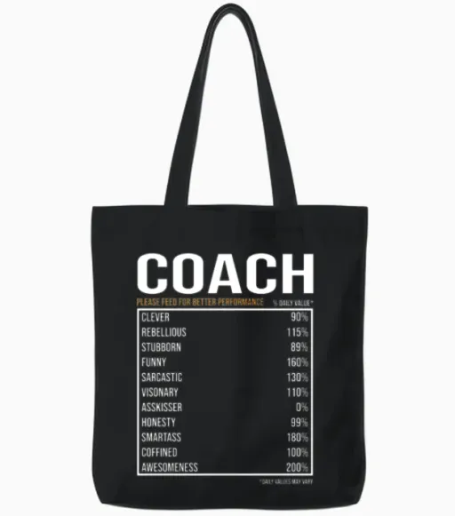 Coach Daily Value Funny Coach Tote Bags in Black