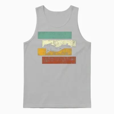 Diving Retro Unisex Tank Top - Ash