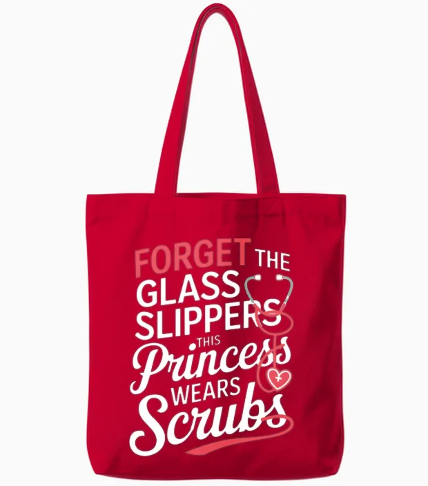 Funny Nurse - Nurses Tote Bags in Red