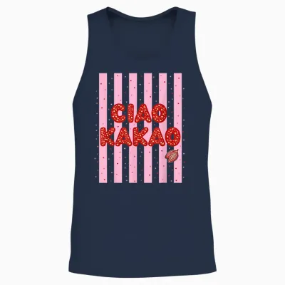 Ciao Kakao Fun Kinder Frauen Unisex Tank Top - Navy