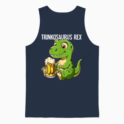 Bier Rex Unisex Tank Top - Navy