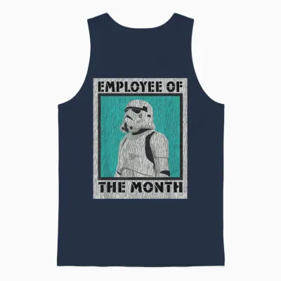 Star Wars Stormtrooper Employee of the Month Unisex Tank Top - Navy