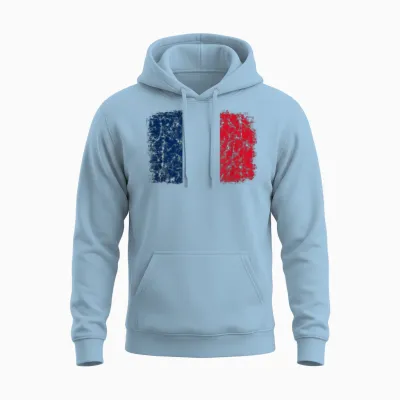 French Pride, France Travel, Love France, Paris France Unisex Hoodie - Light Blue
