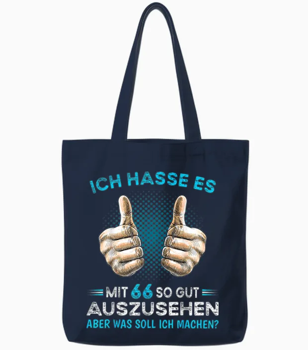 Ich Hasse Es Mit 66 So Gut Auszusehen Was Soll Ich Machen? Tote Bags in Navy
