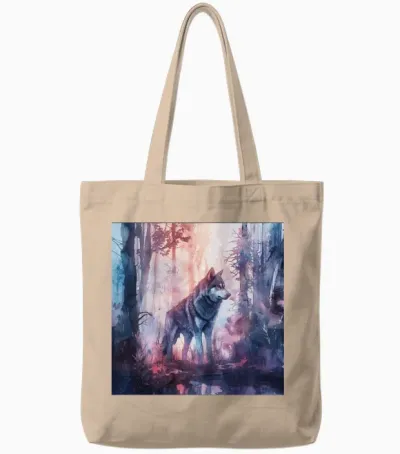 Dog Tote Bags - Natural