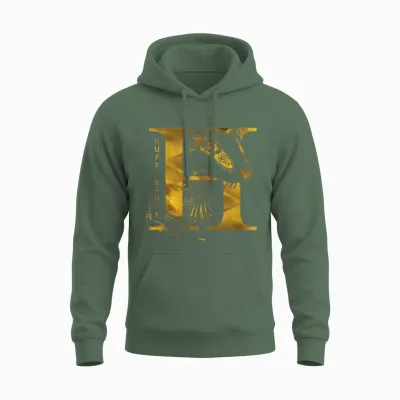 Kinder Harry Potter Hufflepuff Badger Camiseta Unisex Hoodie - Military Green