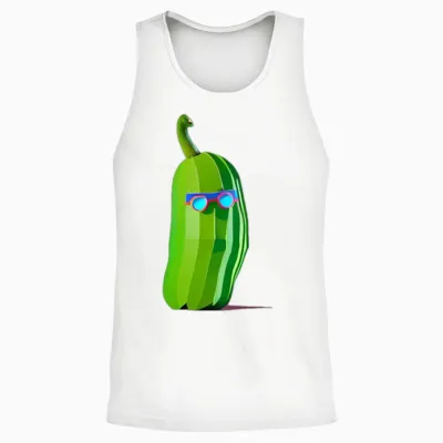 Serious Chini Unisex Tank Top - White