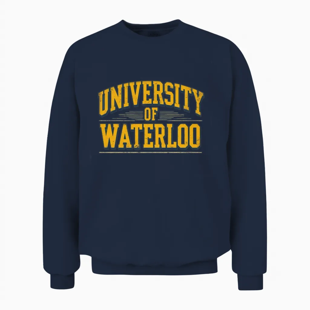 University of Waterloo Unisex Sweatshirt in Navy