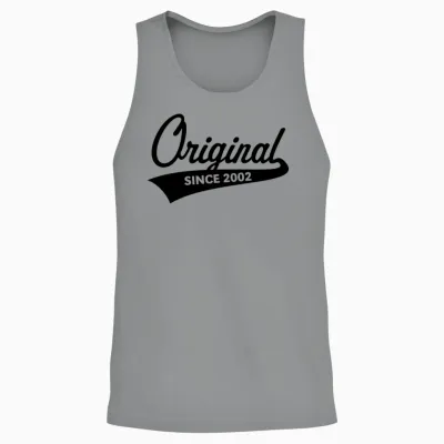 Original Since 2002 (year of Birth, Birthday / B) Unisex Tank Top - Sport Grey