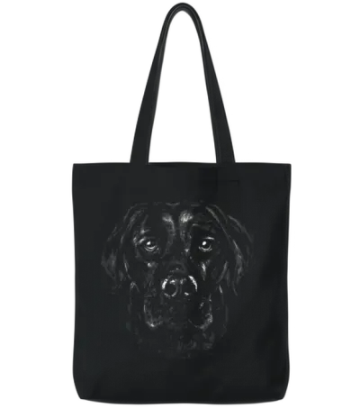 Dog Dogs Dog Lovers Dog Owners Labrador Retrievers Tote Bags - Black