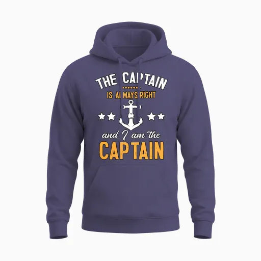 Boating Gifts for Dad Boating Gift for Boat Owner Unisex Hoodie in Heather Sport Dark Navy