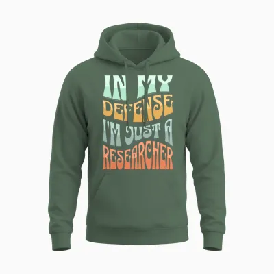 Funny Researcher Unisex Hoodie - Military Green