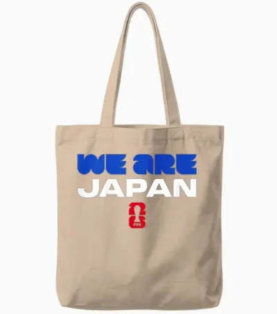 Kids Fifa World Cup26 Qualifier We Are Japan Tote Bags - Natural