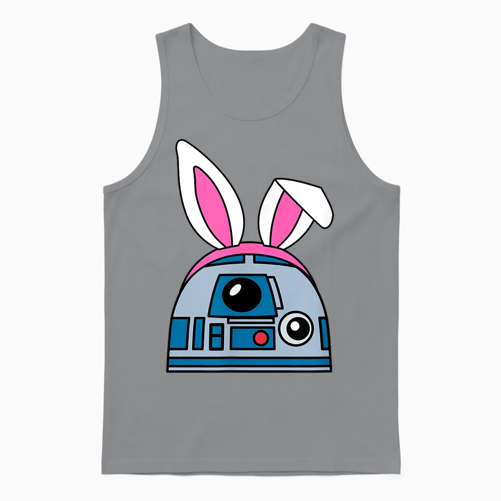 Amazon Essentials Star Wars R2-D2 Spring Easter Bunny Ears Unisex Tank Top in Sport Grey