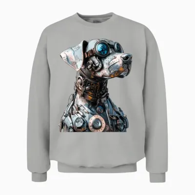 Ai Dog Unisex Sweatshirt - Ash