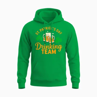 St Patricks Day Drinking Group Irish Party Outfit Unisex Hoodie - Irish Green