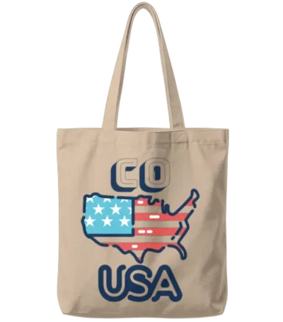 Co, Usa, Colorado Tote Bags - Natural