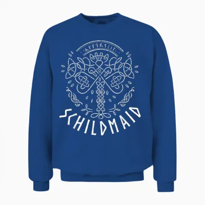 Schildmaid Nordic Warrior Viking Mythologie Unisex Sweatshirt - Royal