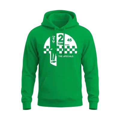 2 Tone Records Shirt - the Specials Label Unisex Hoodie - Irish Green