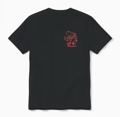 Retro T-Shirt with Pocket Ramen Noodles Tokyo Japan Unisex T-Shirt - Black