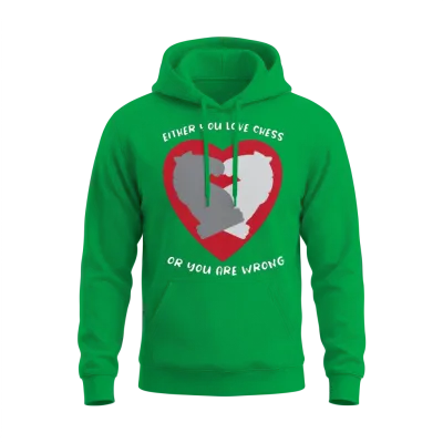 Funny Chess Unisex Hoodie - Irish Green