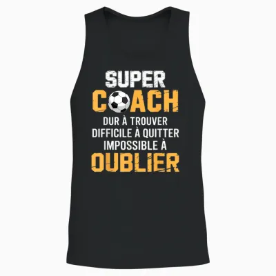 Coach Football Coach Gift Coach Football End Season Unisex Tank Top - Black