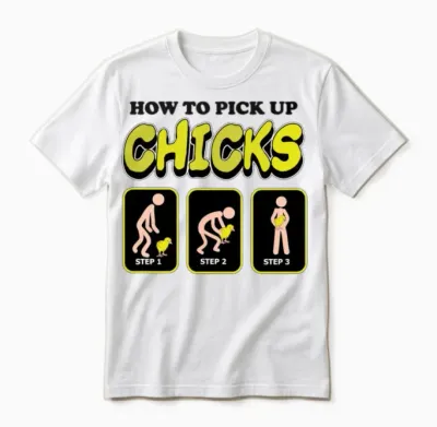 Funny Unisex T-Shirt - White