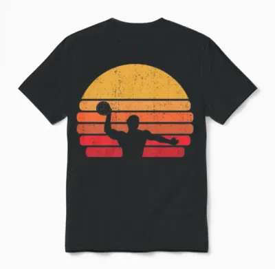 Retro Water Unisex T-Shirt - Black