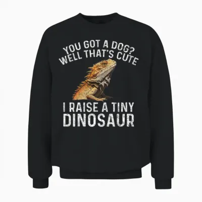 Bearded Dragon Owner Bearded Dragon Pet Unisex Sweatshirt - Black