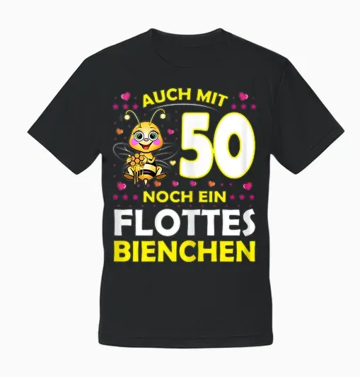 50 Years Fleet Bee 50th Birthday 50th Anniversary T-Shirt, Black Unisex T-Shirt - Black