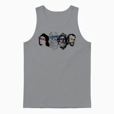 Renaissance-Ninja-Künstler-Shirt Zum Zeichnen Unisex Tank Top - Sport Grey