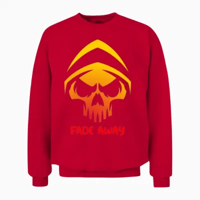 Fade Away Unisex Sweatshirt - Red