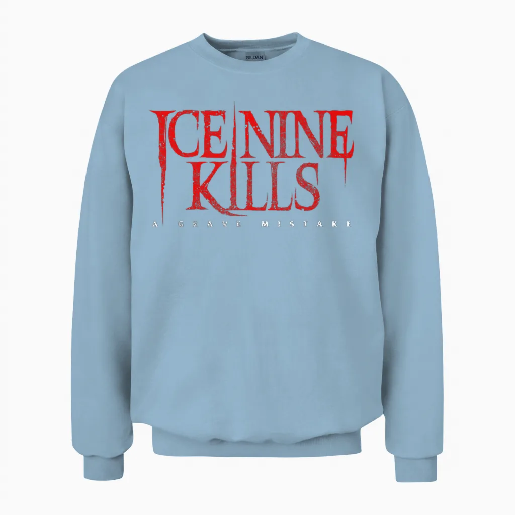 Ice Nine Kills β Crow Logo T-Shirt, Black, S Unisex Sweatshirt in Light Blue